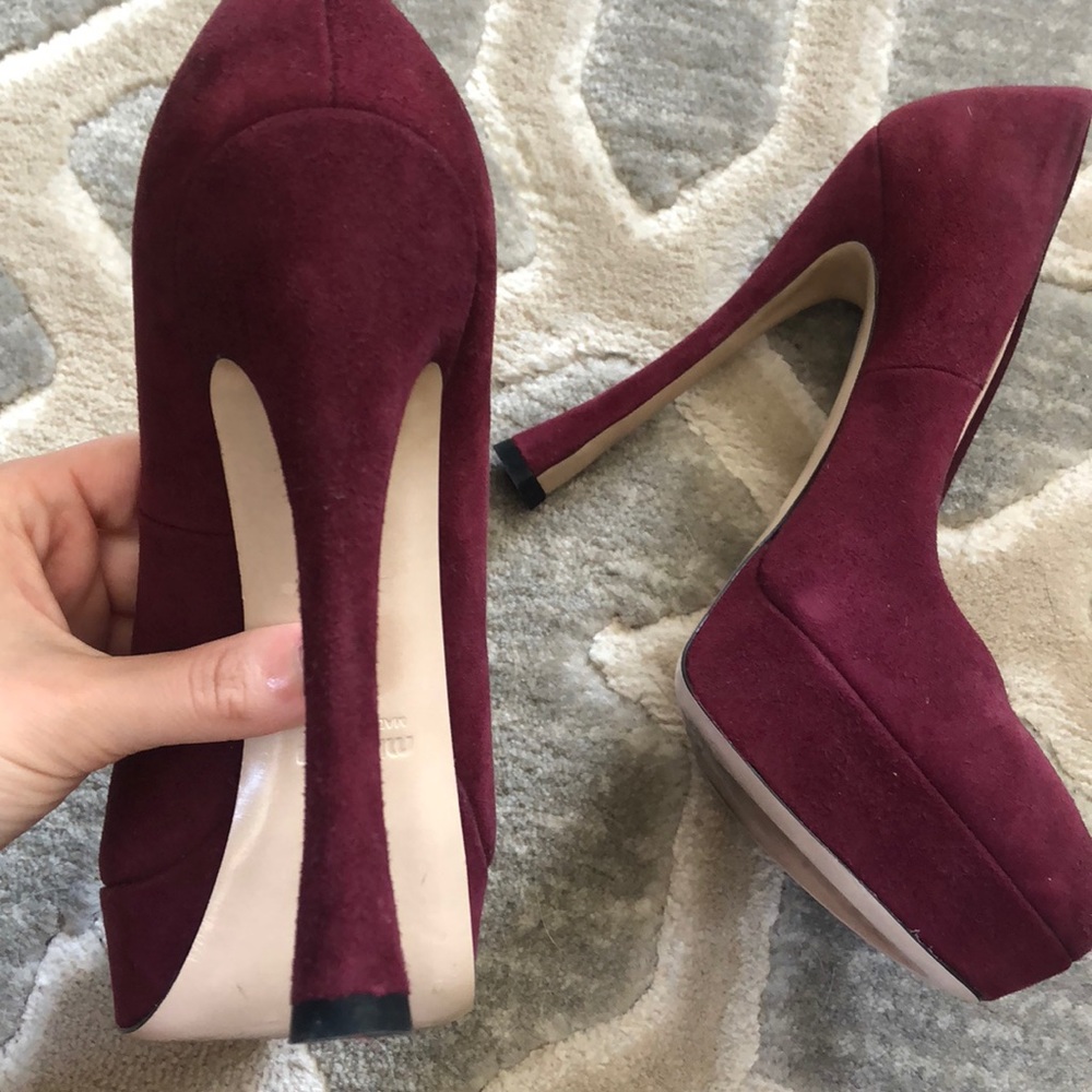 Miu Miu plum heels - Picture 6 of 8